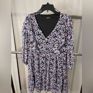 Oversized flower dress